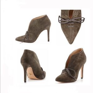 Pour La Victoire Camille Suede Lace Up Bootie